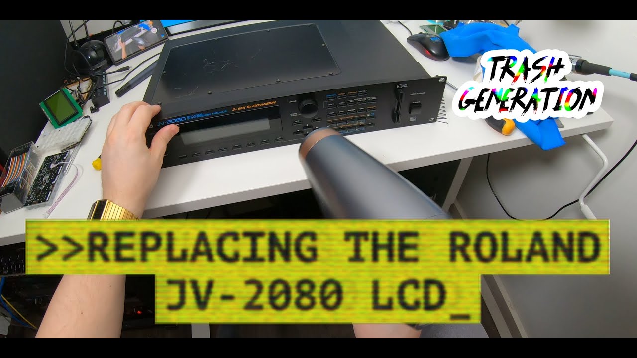 Replacing The Roland JV 2080 LCD