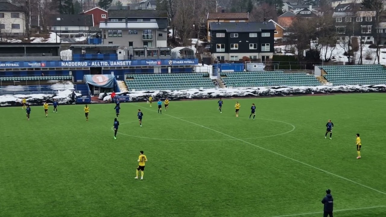 Stab&aelig;k - Start 2-1 treningskamp p&aring; Nadderud 01.03.2024