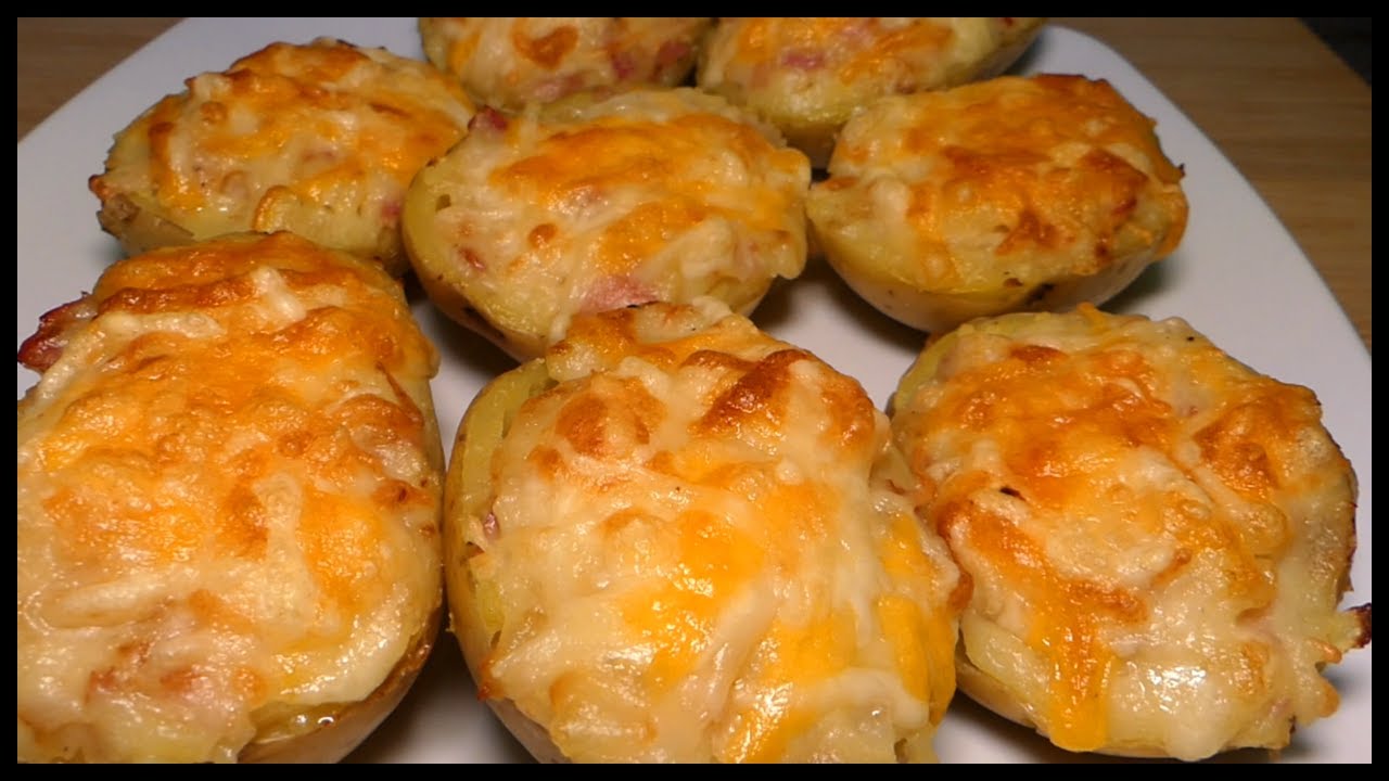 Patatas rellenas de bacon