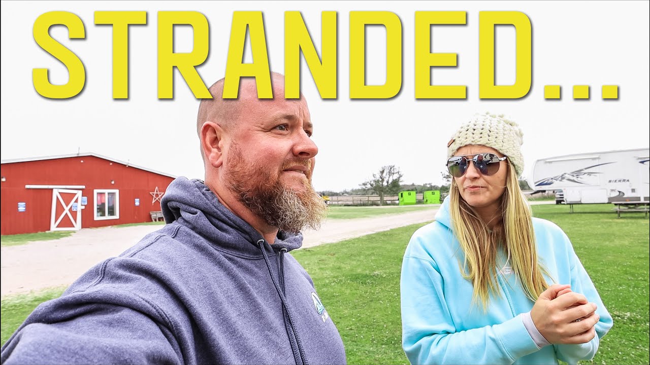 HEAVY WEATHER & FLOODING LEAVE US STRANDED ON AN ISLAND | RVING OUTER BANKS S7 || Ep 124