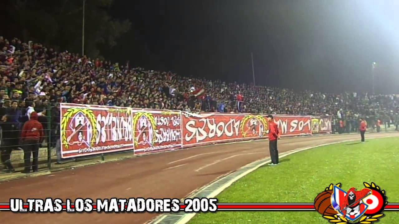 ULTRAS LOS MATADORES 2005 - MAT vs MAS - AMBIANCE . Pyroshow . Feu D'artifice  ( A.C.A.B )