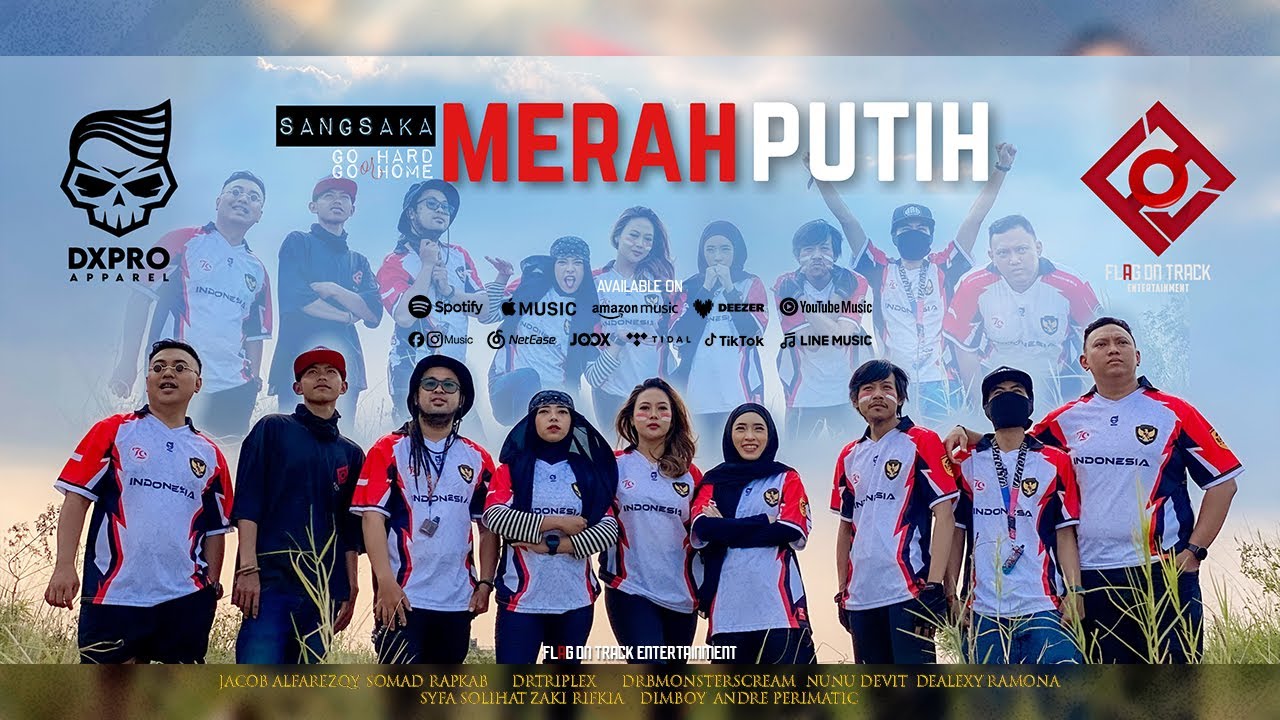 Sang Saka Merah Putih - Flag On Track & Dxpro Apparel ( Official Music Video )