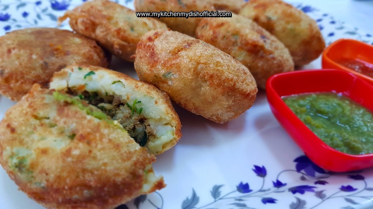 Mutton Pattice Recipe For Ramzan | Mutton Potato Pattice | My Kitchen My Dish