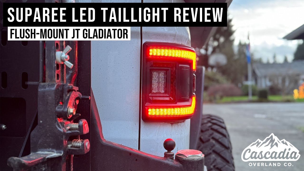 Встраиваемые задние фонари для Jeep Gladiator JT SUPAREE &mdash; стоит ли их покупать?