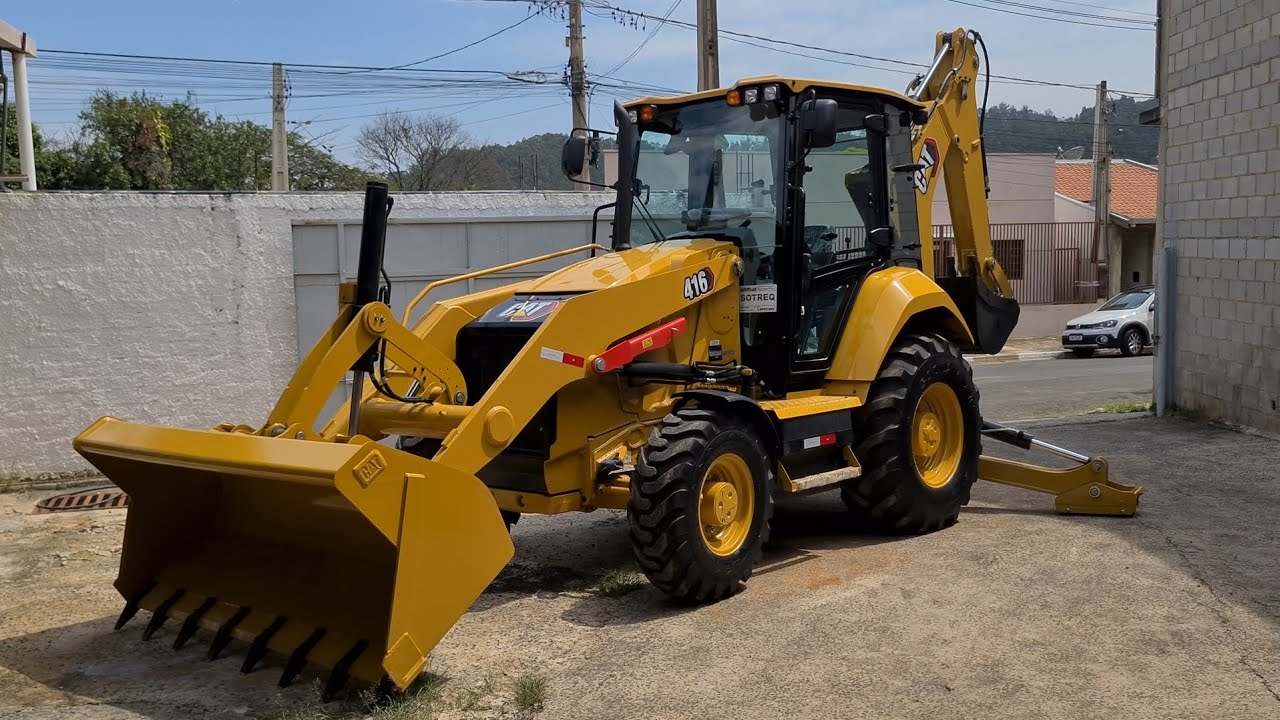 RETROESCAVADEIRA CAT 416 / 2022 ---  Review Interno