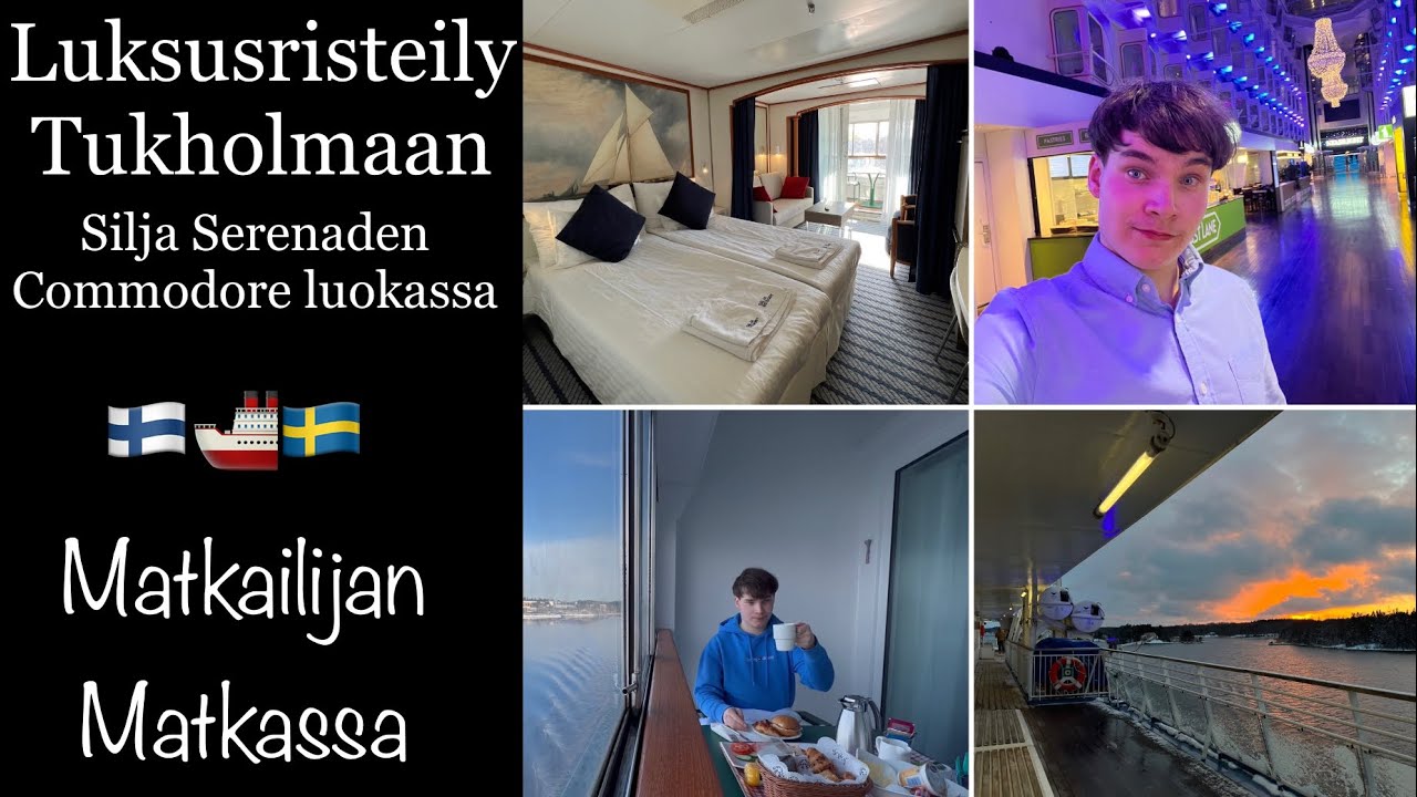 Luksusristeily Silja Serenadella Tukholmaan