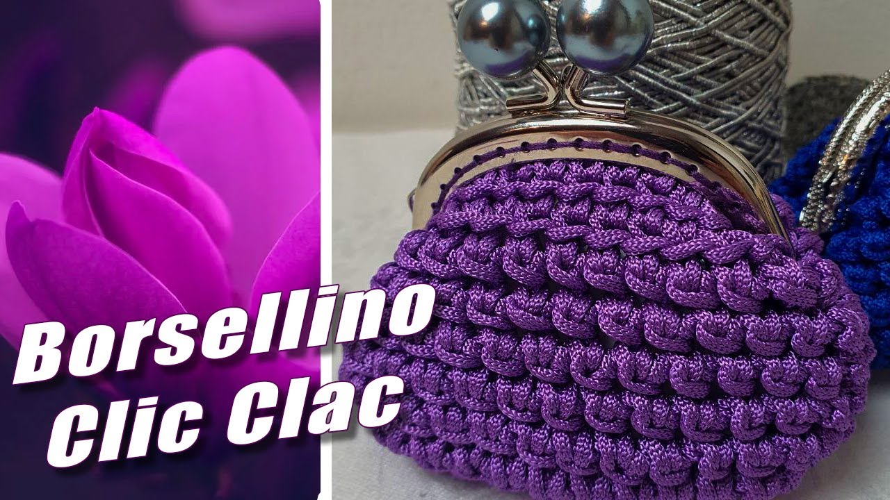 Punto micronocciolina - portamonete crochet