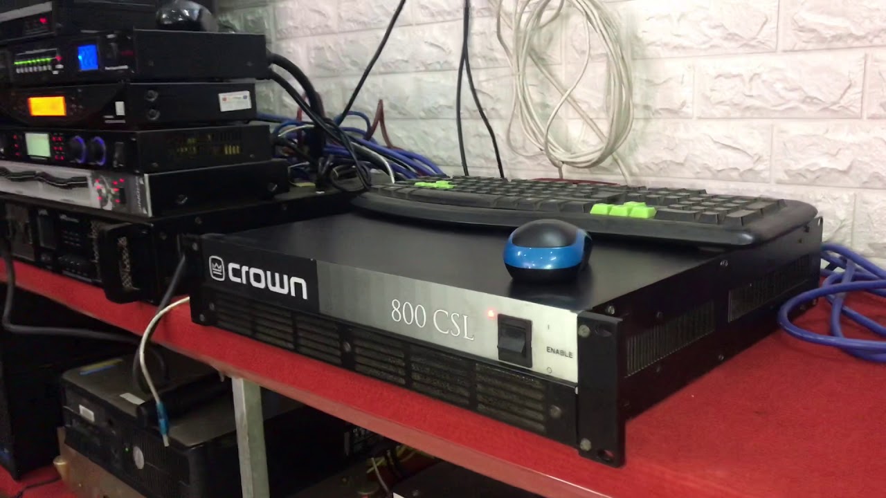 Test đẩy crown 800csl v&agrave; loa yamaha C115v qu&aacute; chất lh:0948388448