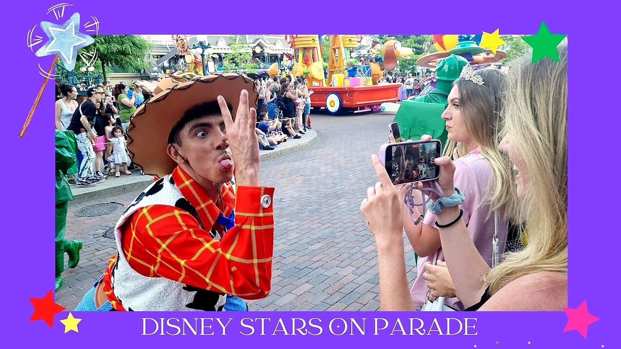 Disneyland Paris, Disney Stars on Parade,  Wendy is missing! Double parade! 23rd June 2023