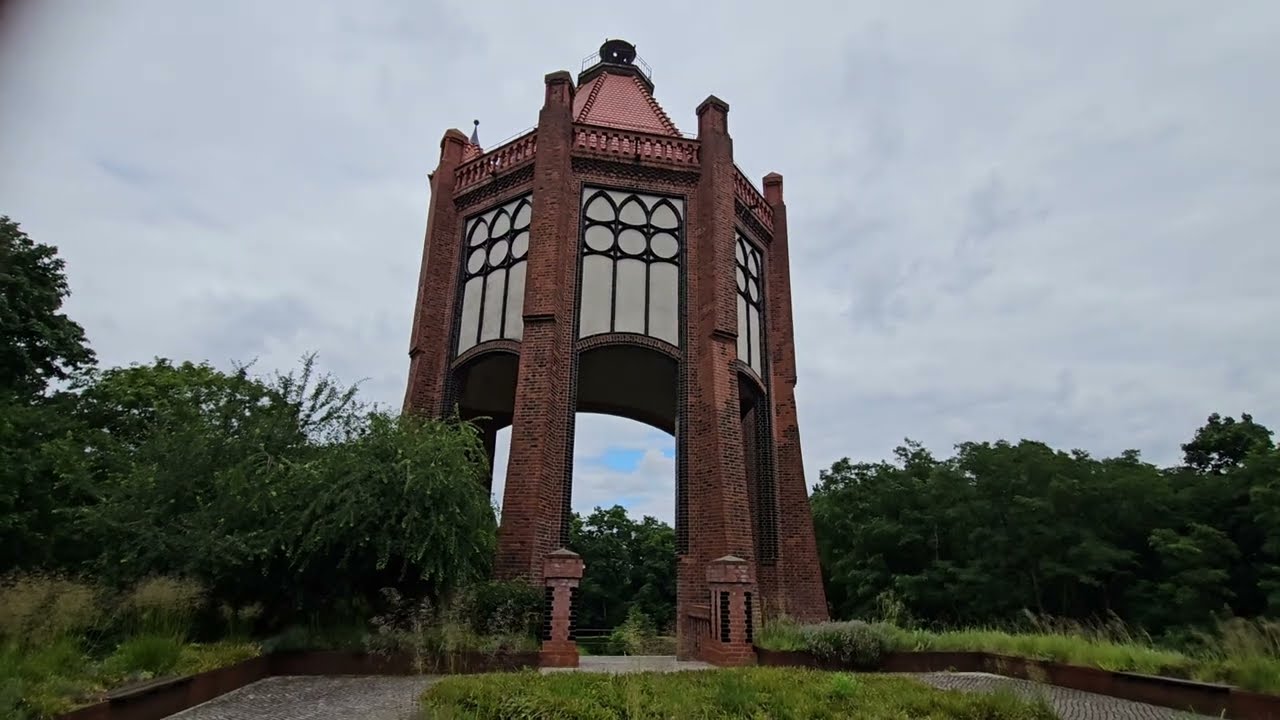 wandern in Berlin und Brandenburg  Teil48,in Rathenow, Bismarckturm  und Optikpark