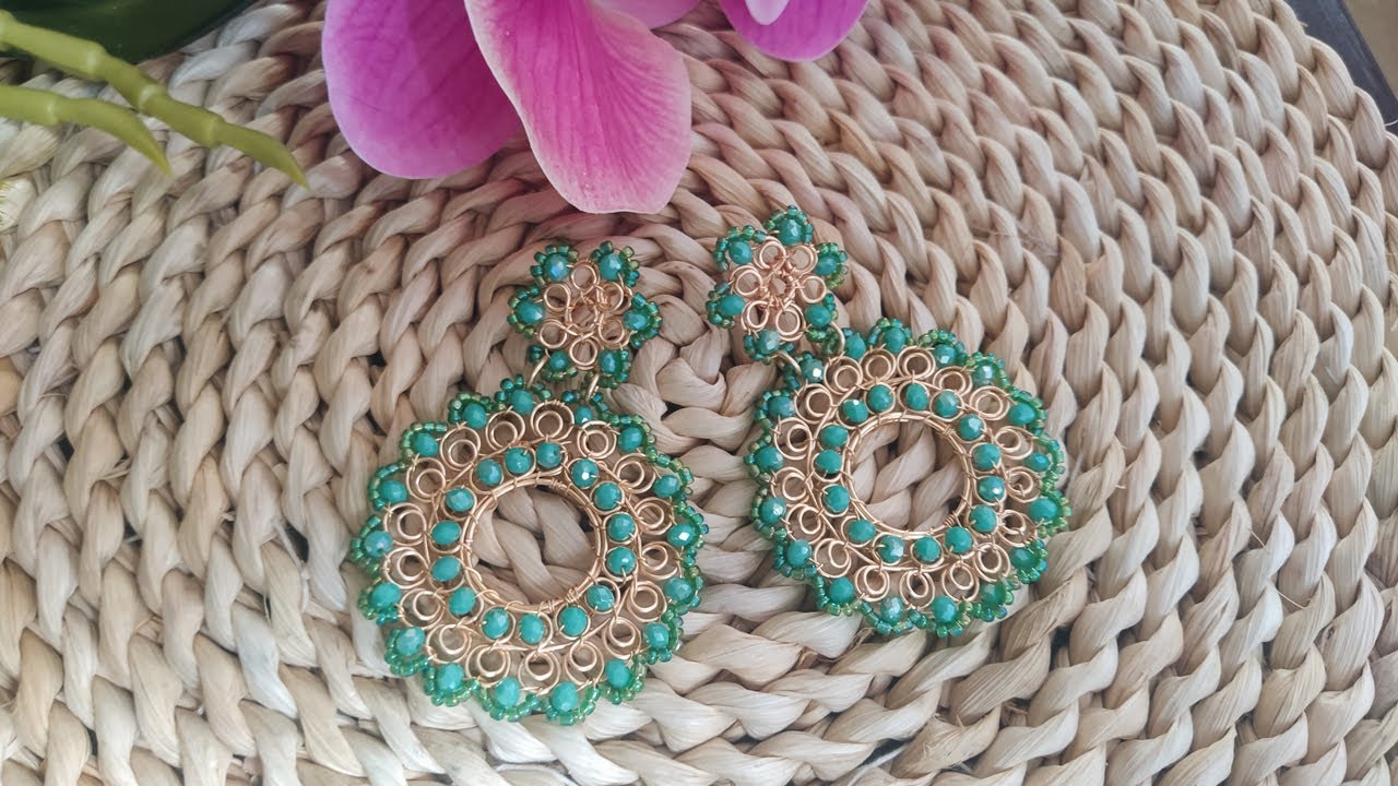Cómo hacer aretes en filigrana