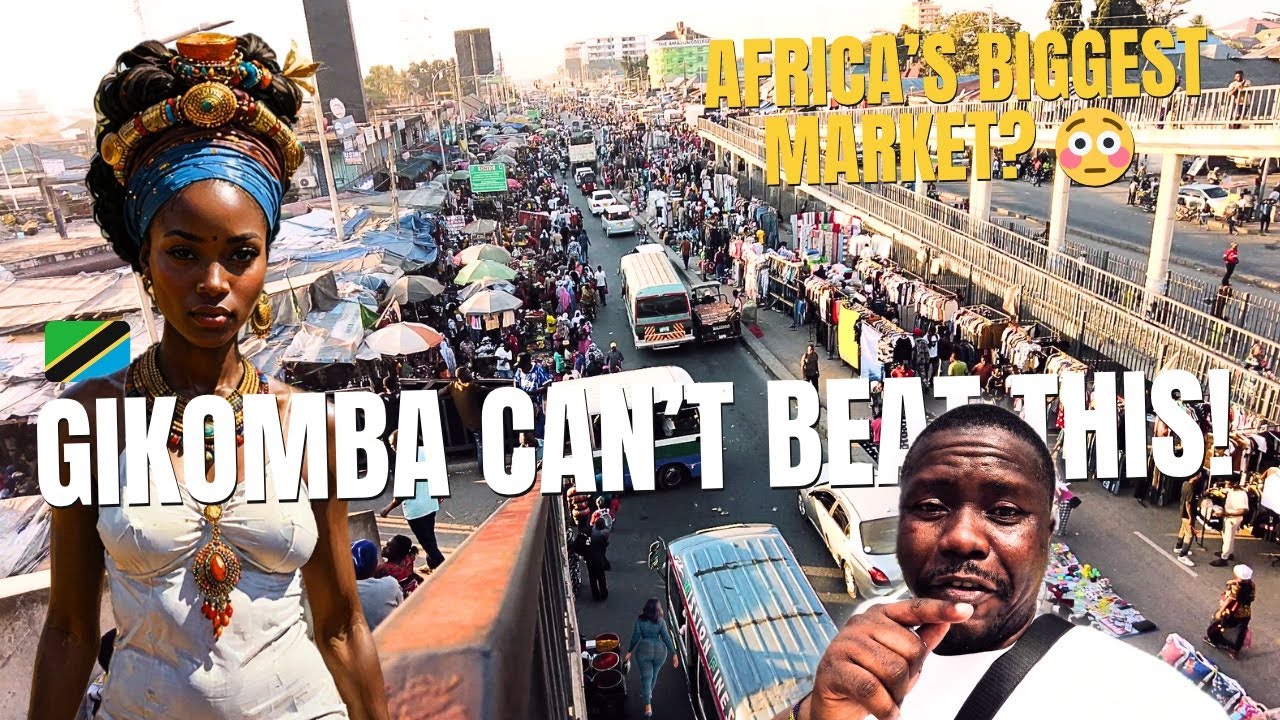 Africa’s LARGEST Open Market is in Tanzania!🇹🇿 😱 Bigger Than Gikomba?
