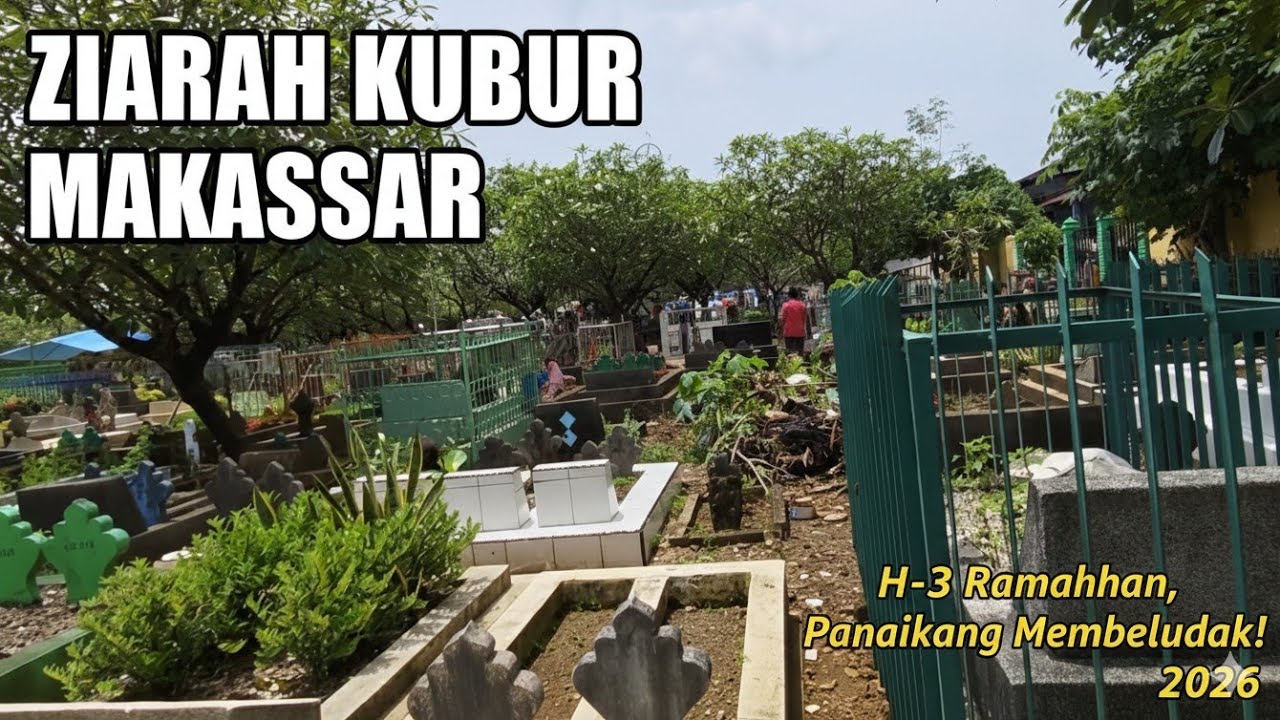 Kuburan yang termasuk ramai dikunjungi menjelang ramadhan 2026