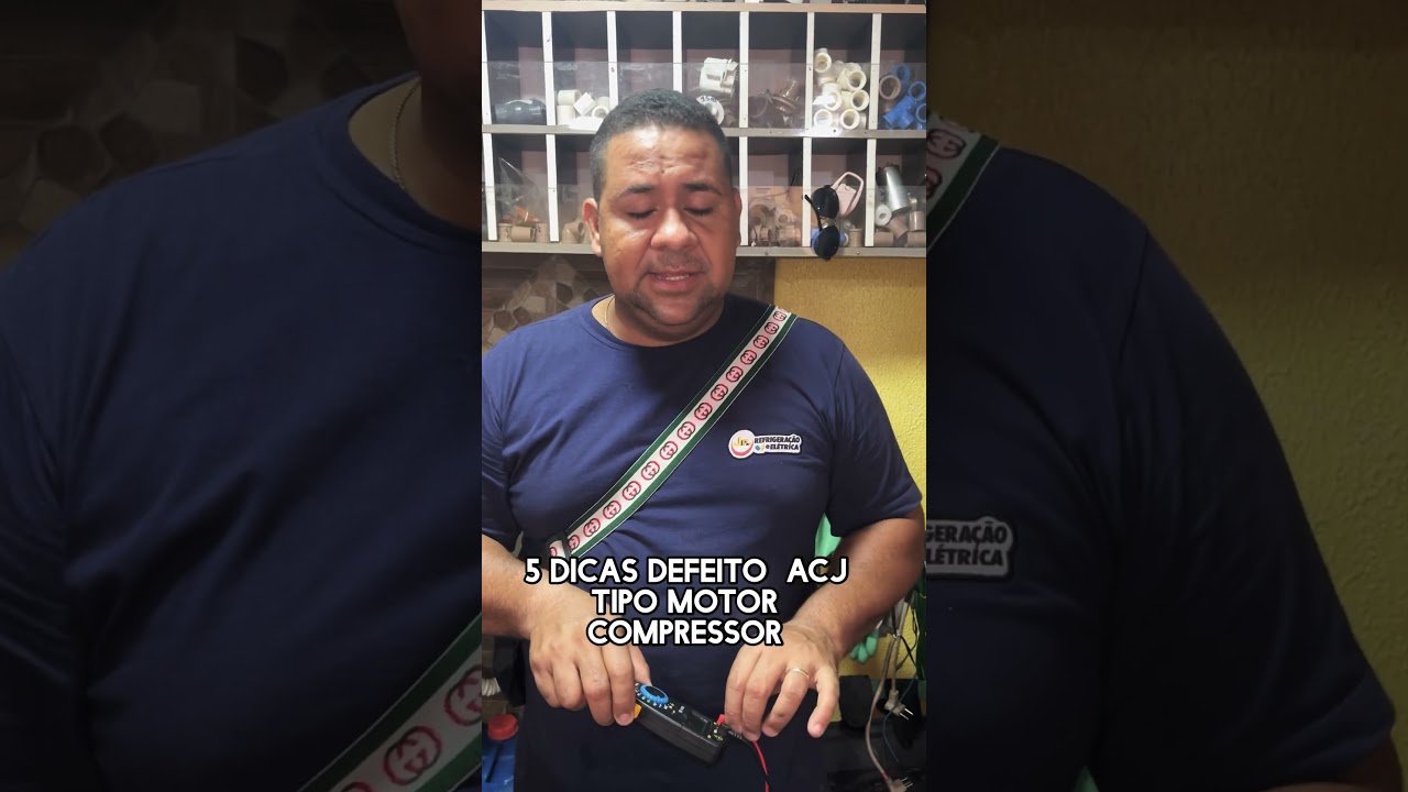 Como testa motor em curto Acj .