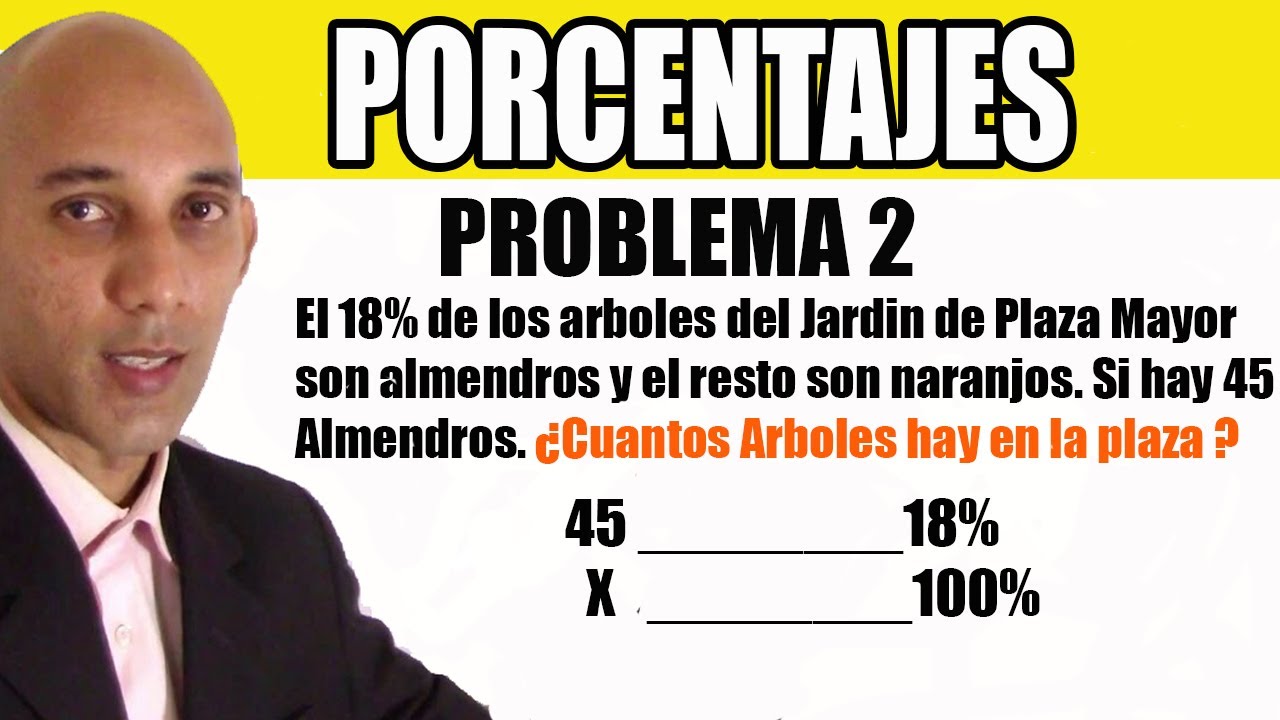 PORCENTAJES - Como calcular porcentajes - Problema Nro 2