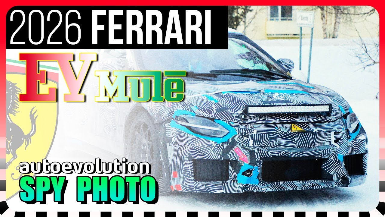 2026 Ferrari EV Mule // SPY SHOTS