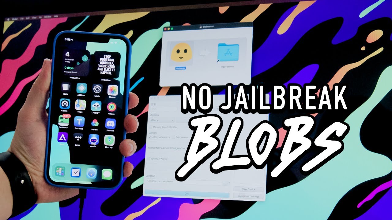 Сохраните BLOBS без джейлбрейка! Руководство по BlobSaver для iOS 14