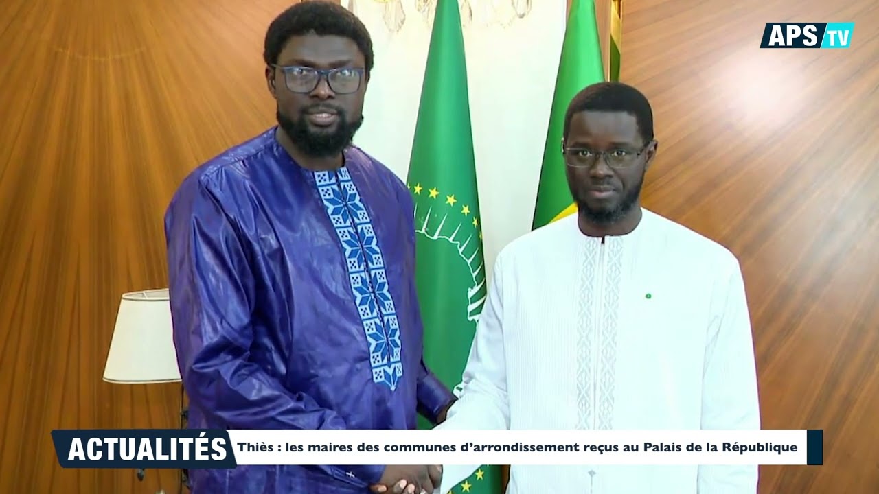 Les trois maires des communes d’arrondissement de la ville de Thiès ont été reçus vendredi au Palais