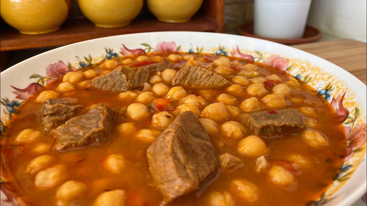Guiso de garbanzos al estilo Turco