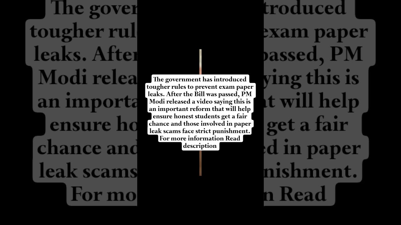 😱 Paper Leak Mafia in Trouble! New Law Explained #shorts #news