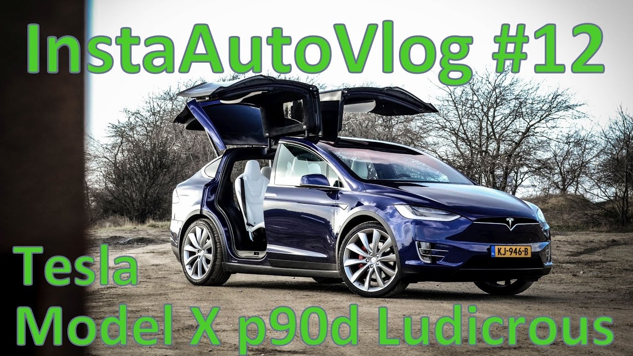 InstaAutoVlog: Tesla Model X p90d Ludicrous AutoPilot. Vlog