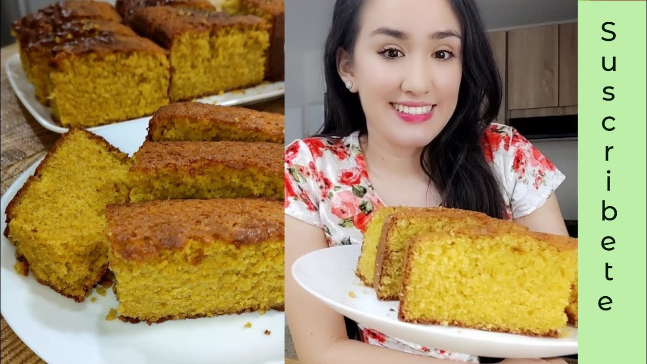 Si tienes harina de maíz haz esta fácil receta /Mantecada Colombiana