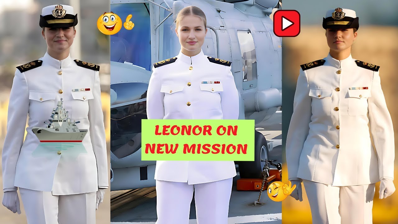 Księżniczka Leonor rozpoczyna ostatnie szkolenie wojskowe na okręcie wojennym Blas de Lezo | Przy...