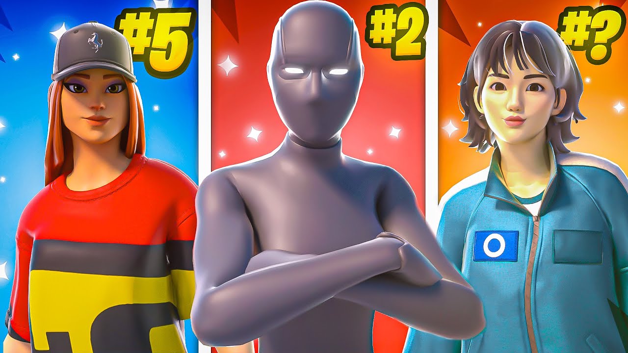 Les 50 SKINS les Plus TRYHARD sur Fortnite en 2025 !