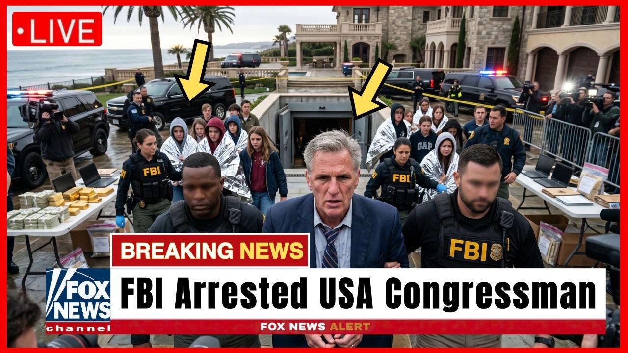 FBI & ICE Raid Congressman&rsquo;s Vacation Estate &mdash; Secret Bunker Exposed, 121 Kids Rescued! | FBI RAID