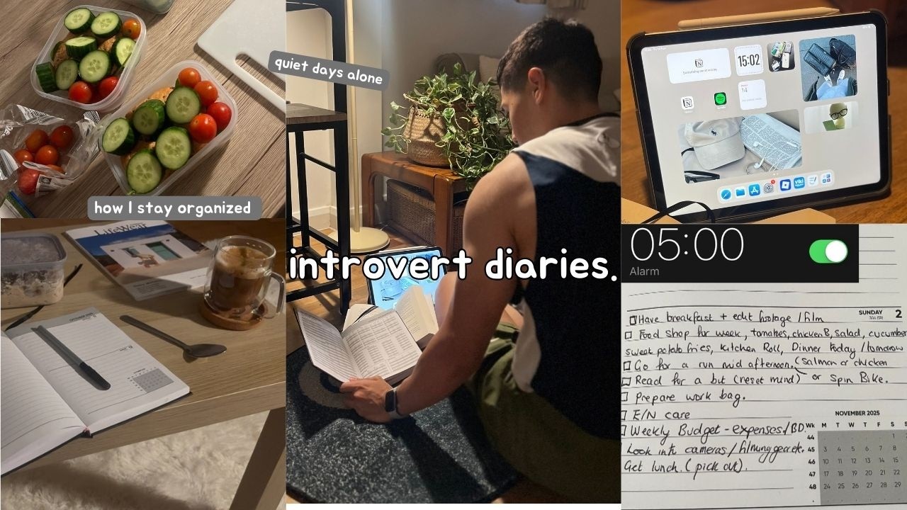 Дневники интроверта | Продуктивная неделя в моей жизни и как оставаться организованным