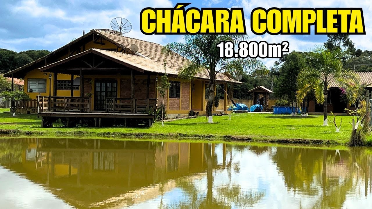 CHÁCARA PORTEIRA FECHADA NA LAPA/PR! 18.800M², CASA 260M², LAGO, LAVOURA E MAIS POR R$ 890 MIL!