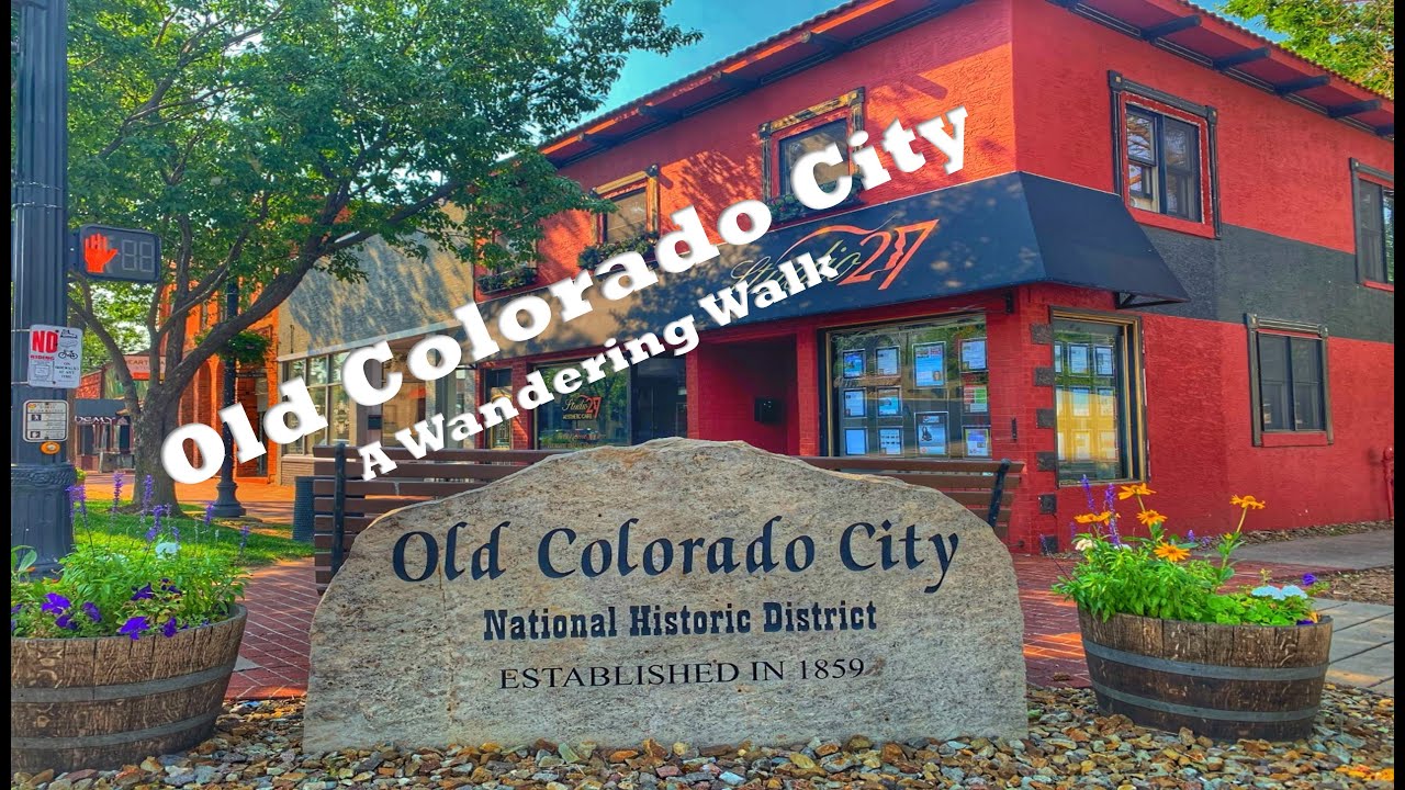 Old Colorado City – Colorado Springs, CO: Wandering Walks of Wonder Slow TV Walking Tour 4K