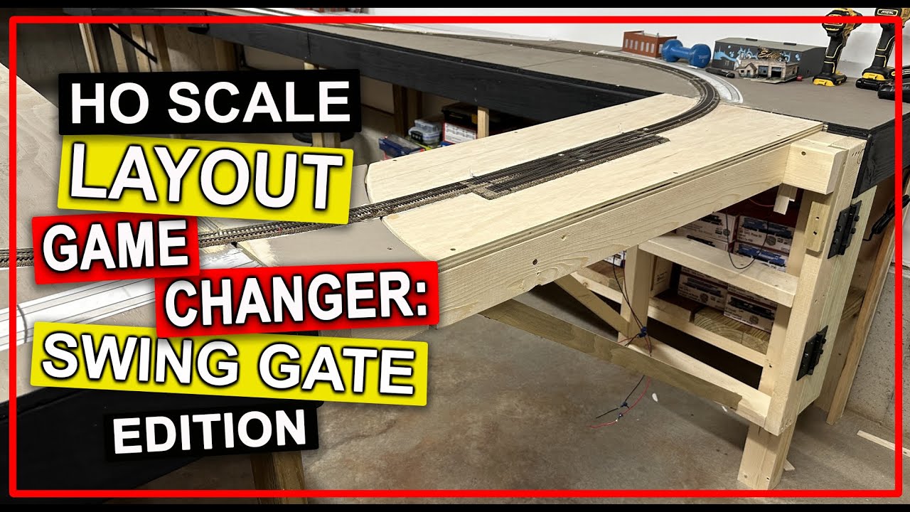 HO Scale Layout GAME CHANGER: Swing Gate Edition