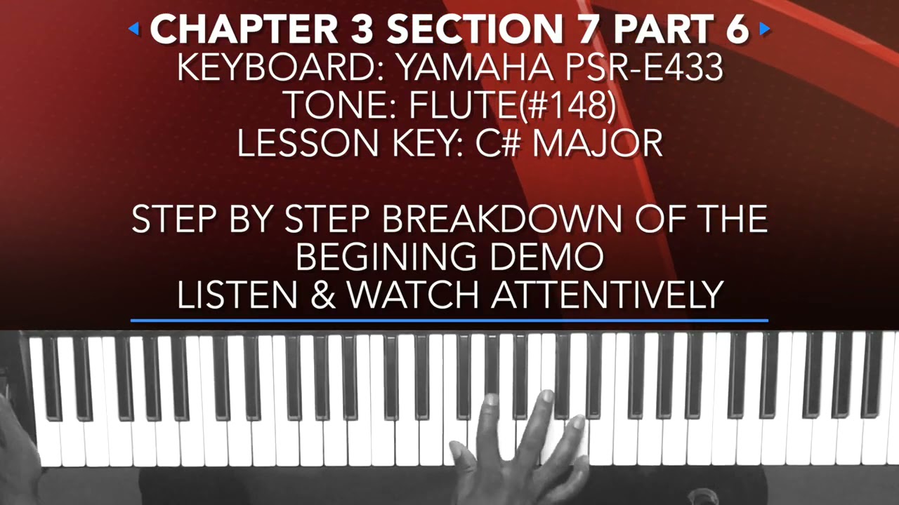 Part 6. How to play the second keyboard during Worship. GH Worship Masterclass By Pianoafrik 2021