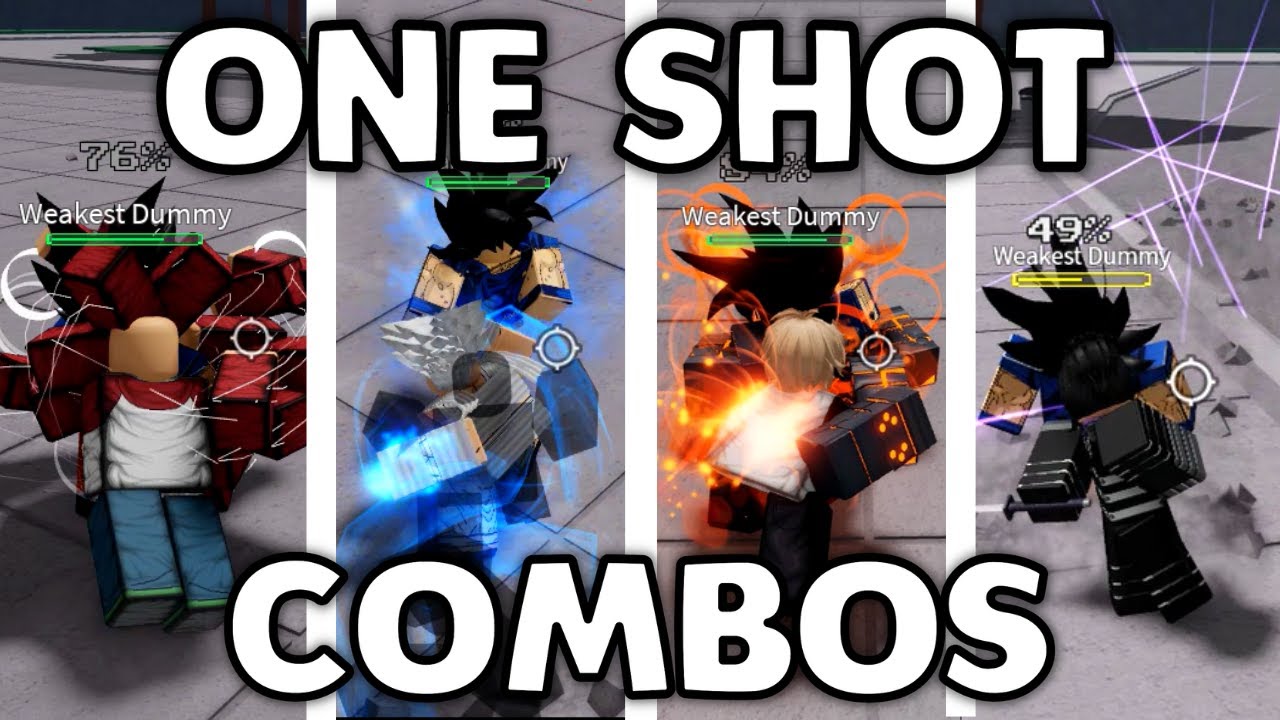 ONE SHOT COMBOS FOR EVERY CHARACTER in The Strongest Battlegrounds!