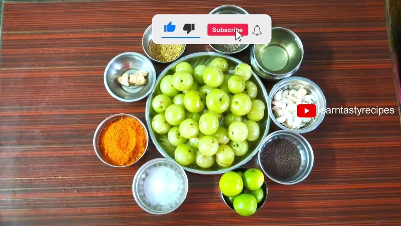 ఆరోగ్యకరమైన ఉసిరికాయ పచ్చడి చేయు విధానం తెలుగు లో || Healthy Amla Pickle Recipe In Telugu