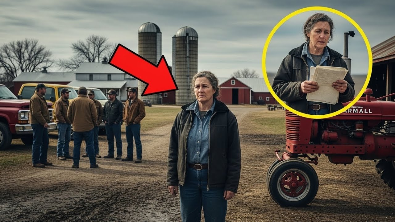 She Buried Her Husband on Sunday… By Monday, Men She Barely Knew Showed Up To “Help” With the Farm