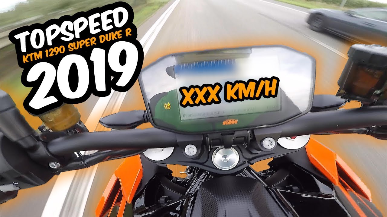 TOPSPEED KTM 1290 SUPER DUKE R 2019!