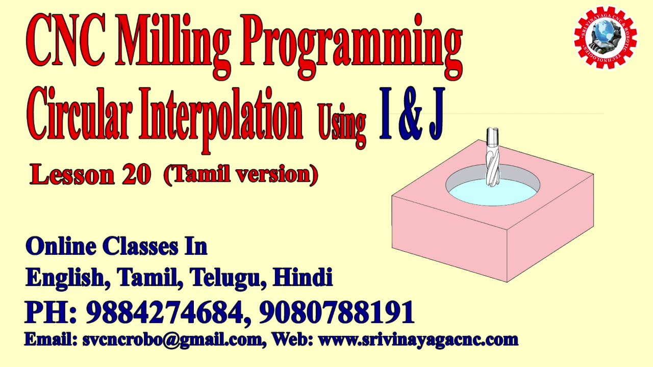 Cnc Circular Interpolation I & J - Cnc Circular Interpolation Example - Cnc Interpolation Program