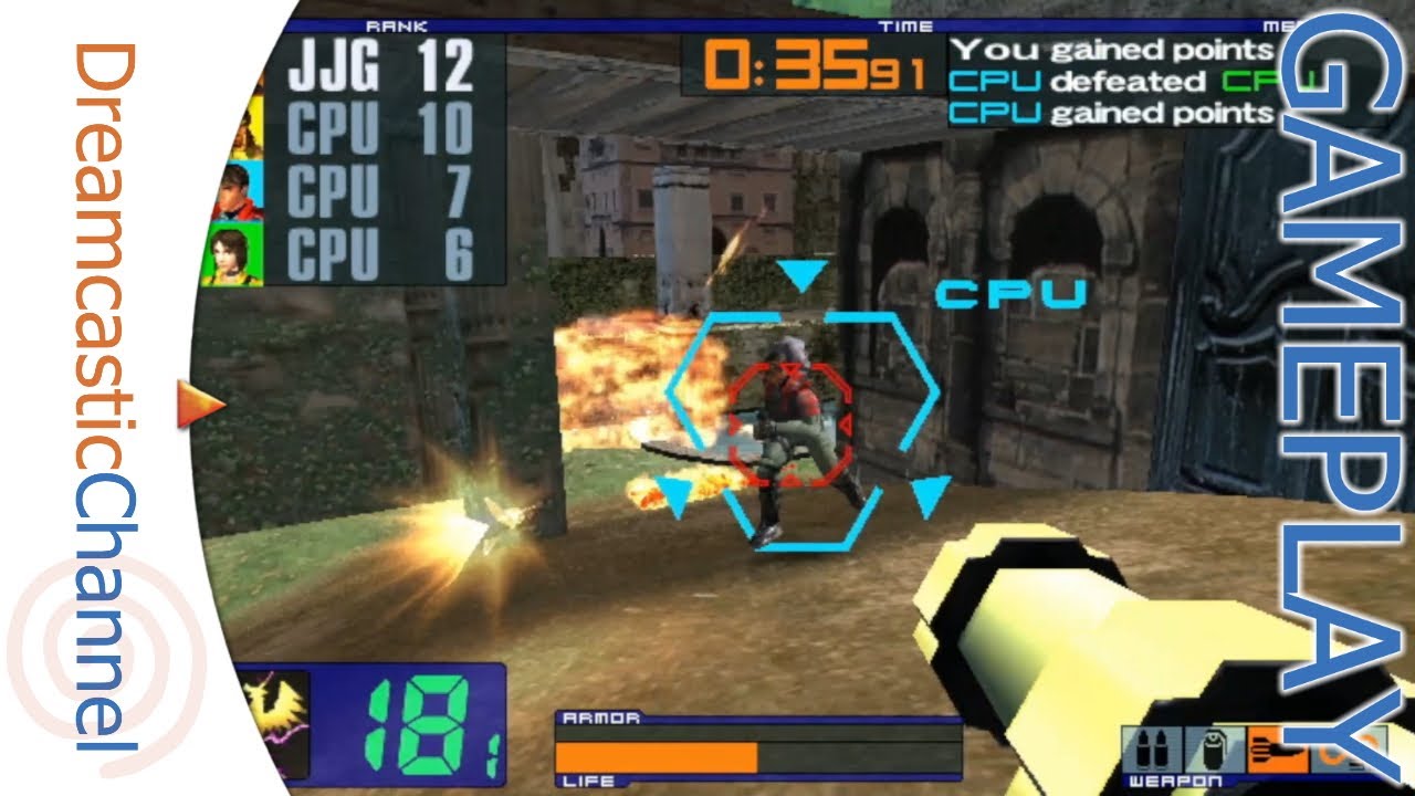 Gameplay: Outtrigger (Dreamcast) | Intermediate Mission Mode