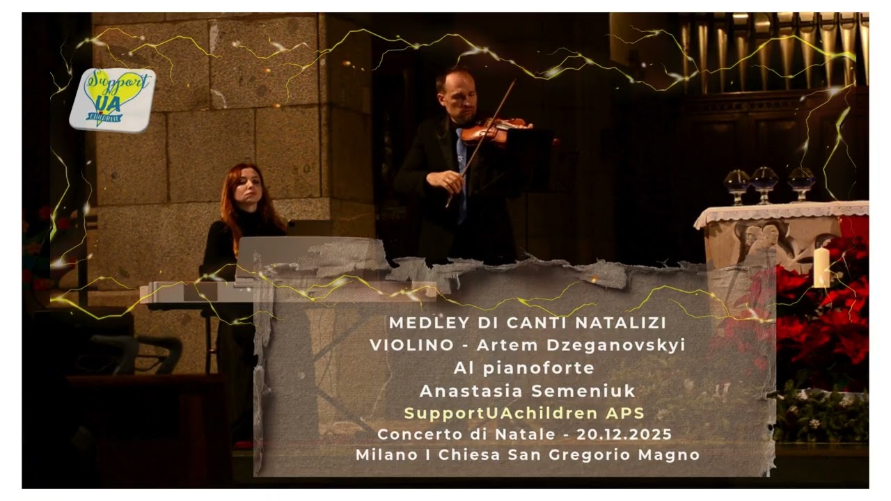 5.🎄 Concerto di Natale – 20 dicembre 2025 (MI) Medley di canti natalizi Artisti ucraini a Milano
