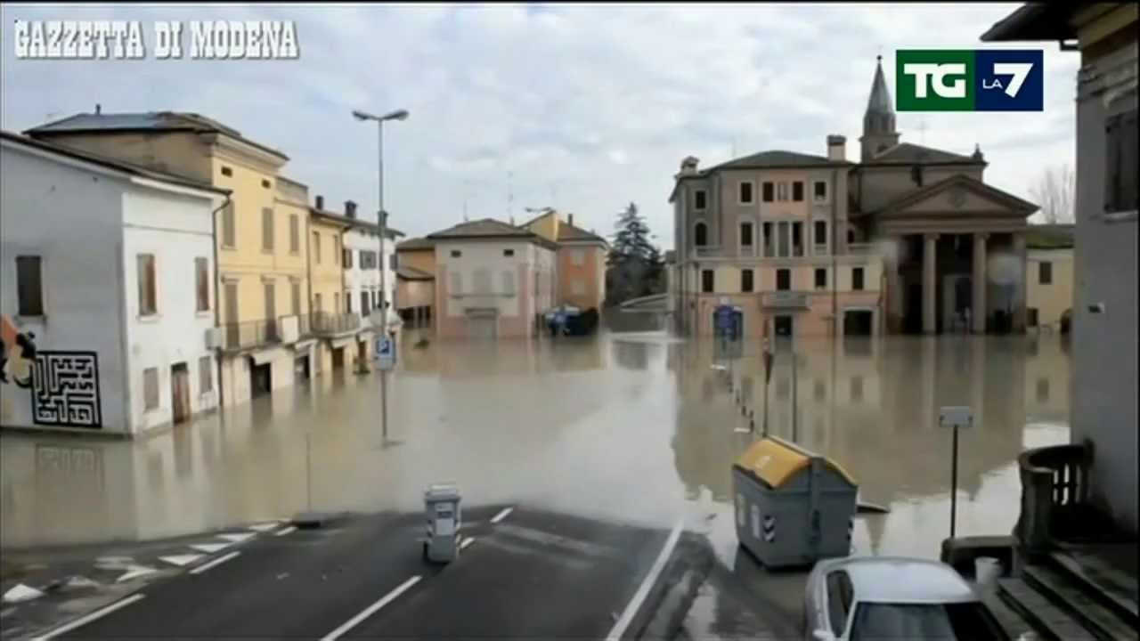 Esondazione del fiume Secchia - Alluvione Modena e zone limitrofe - 21 gennaio 2014