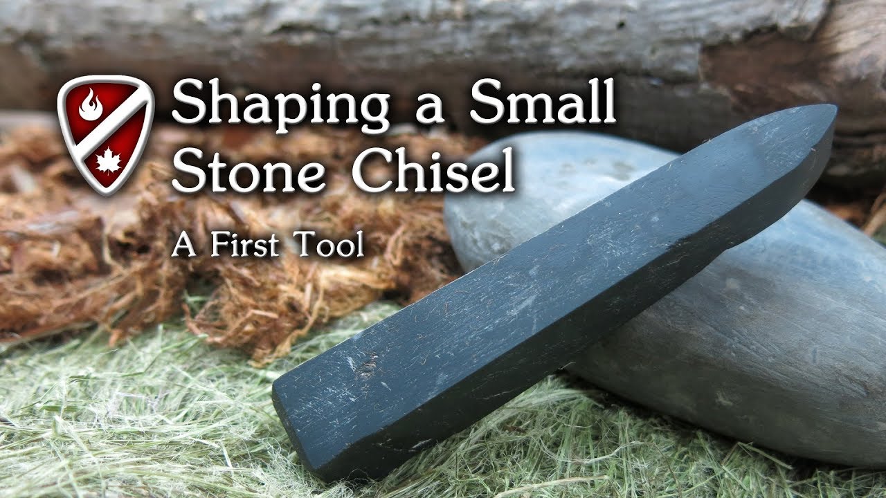 Shaping a Small Stone Chisel