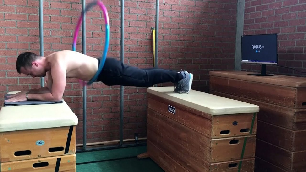 German Man Breaks Record for Hula Hooping While Planking