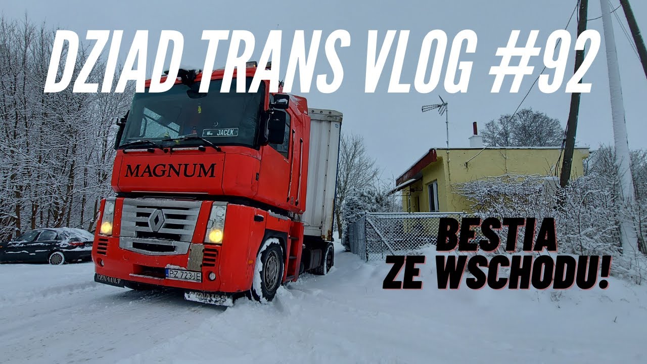 Dziad Trans Vlog #92 | Przygotowania do walki z bestią! Zimowe narzekanie...| Kierowca ciężarówki