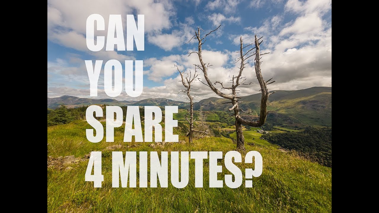 Can You Spare 4 Minutes?