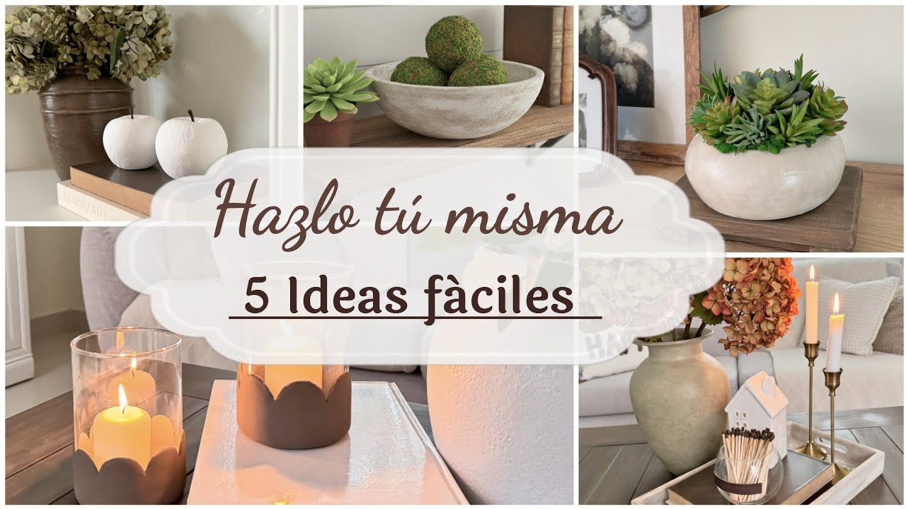 5 DIYS 🏡 Transformar Artículos Comunes en ELEGANTES ADORNOS | Nuevas Ideas para Todo el Año