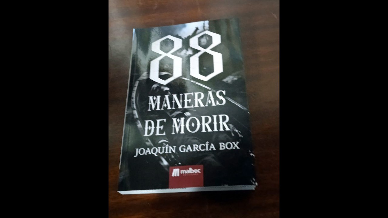 Presentación del libro “88 maneras de morir”, de Joaquín García Box, en Murcia