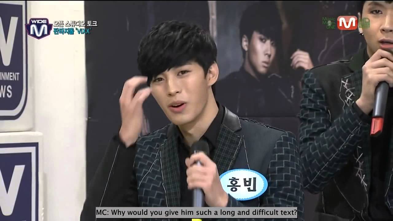 [ENG] 131212 Mnet Wide Star News Open Studio - Vixx [2/3]