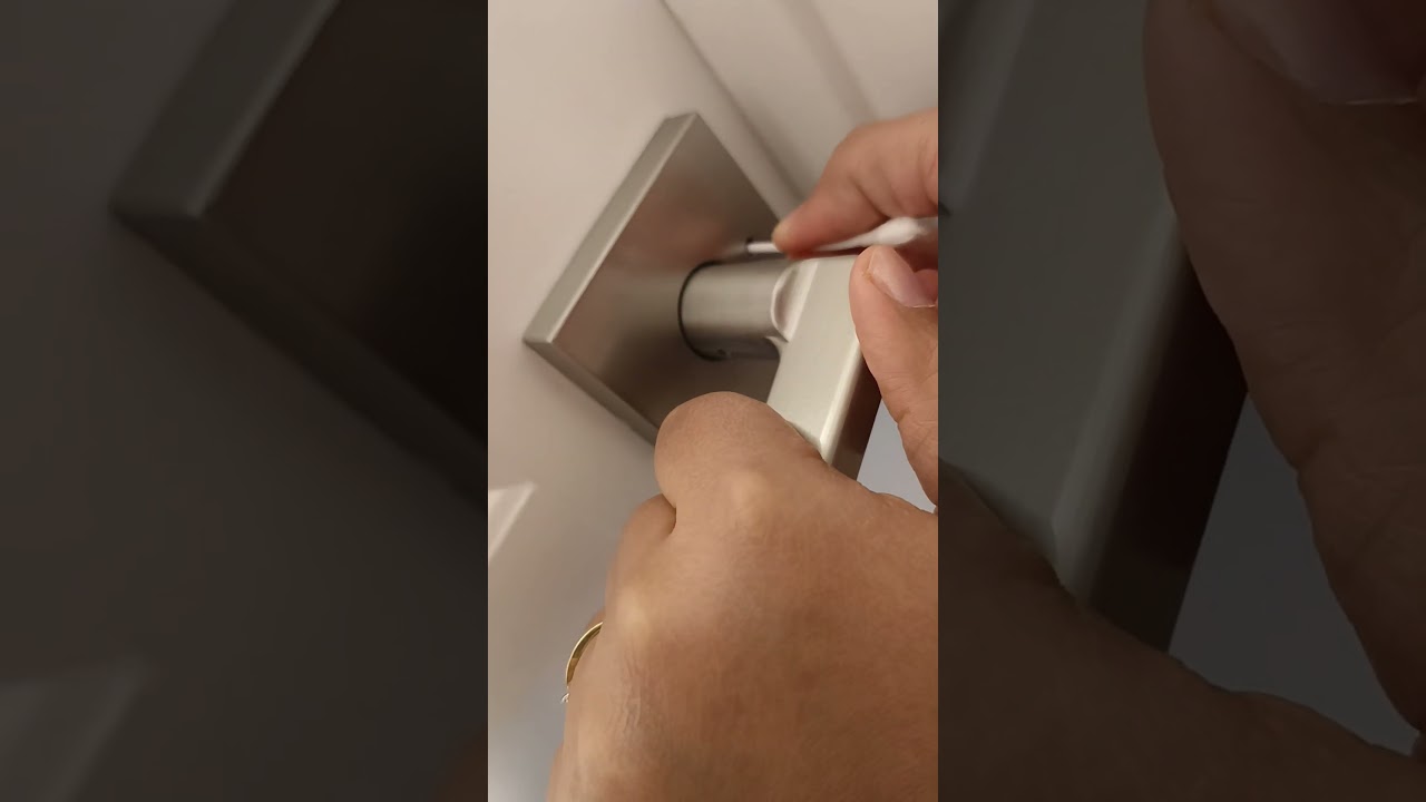 how to open the  Canadian door if latched from inside.